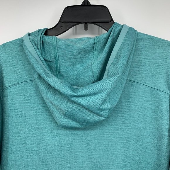 All In Motion Jacket Blue Full Zip Hooded Pockets Long Sleeve - Picture 8 of 10